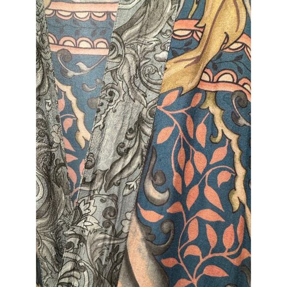 Powder UK Women’s Floral Print Kimono Wrap Colorful Festival Boho Artsy READ - Picture 14 of 16